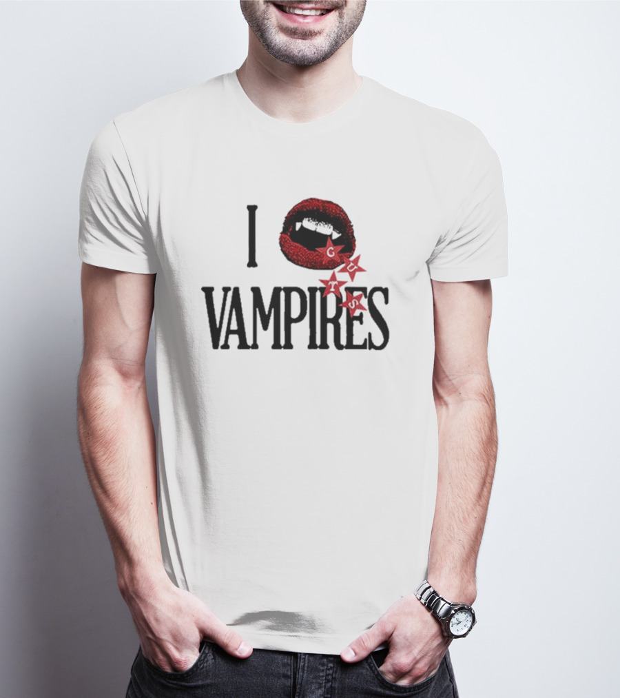 Oliviarodrigo I Love Vampires Guts Lover T-Shirt
