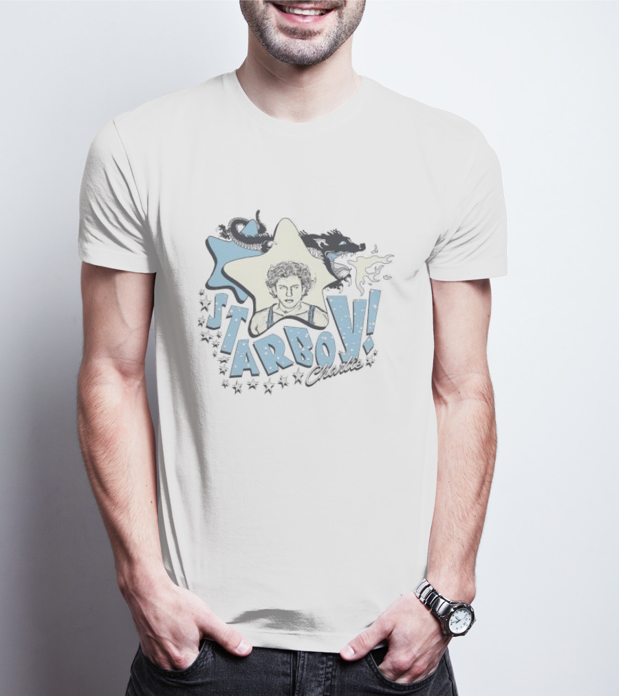 Starboy Charlie Dragon Starburst T-Shirt