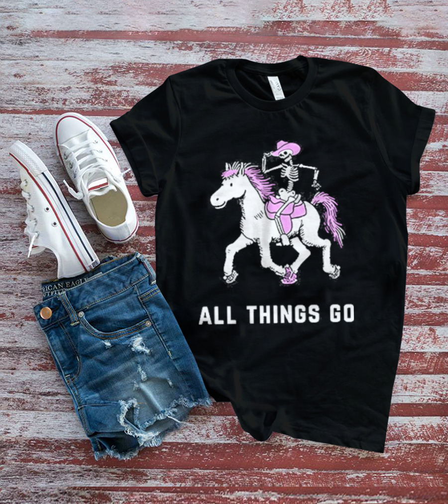 All Things Go Music Festival Skeleton Pony NYC Riding T-Shirt