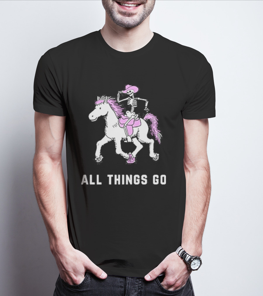 All Things Go Music Festival Skeleton Pony NYC Riding T-Shirt
