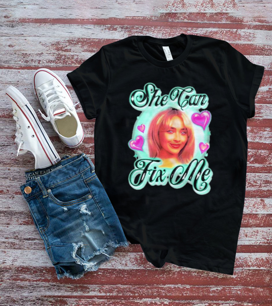 She Can Fix Me Hearts Carpenter T-Shirt