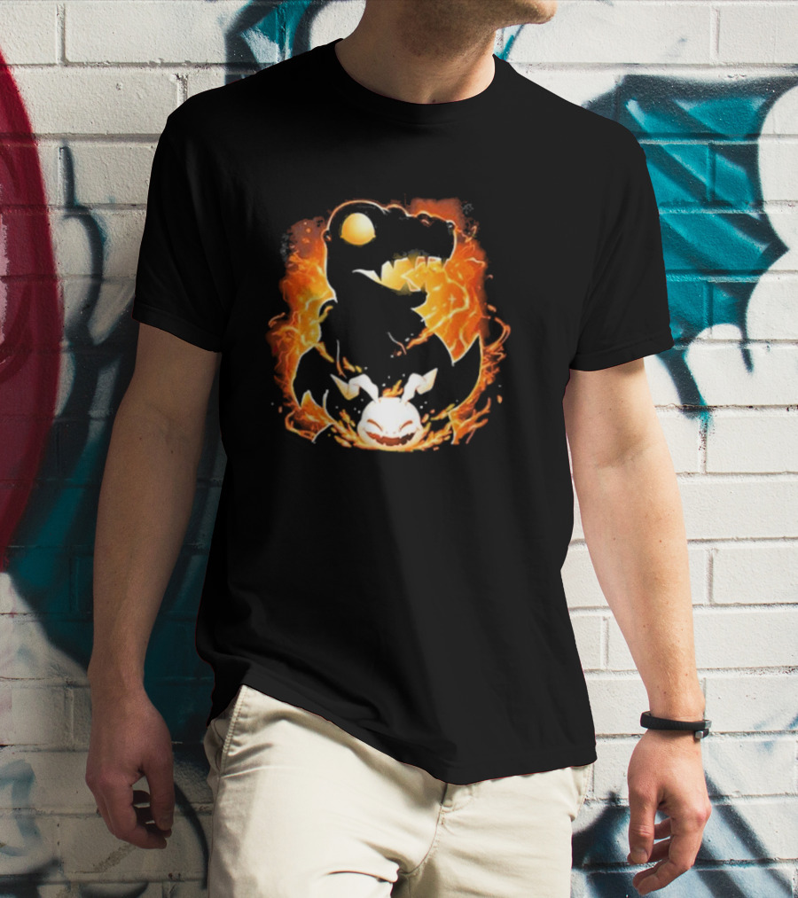 Courage Fire Vallina Fiery Creature T-Shirt