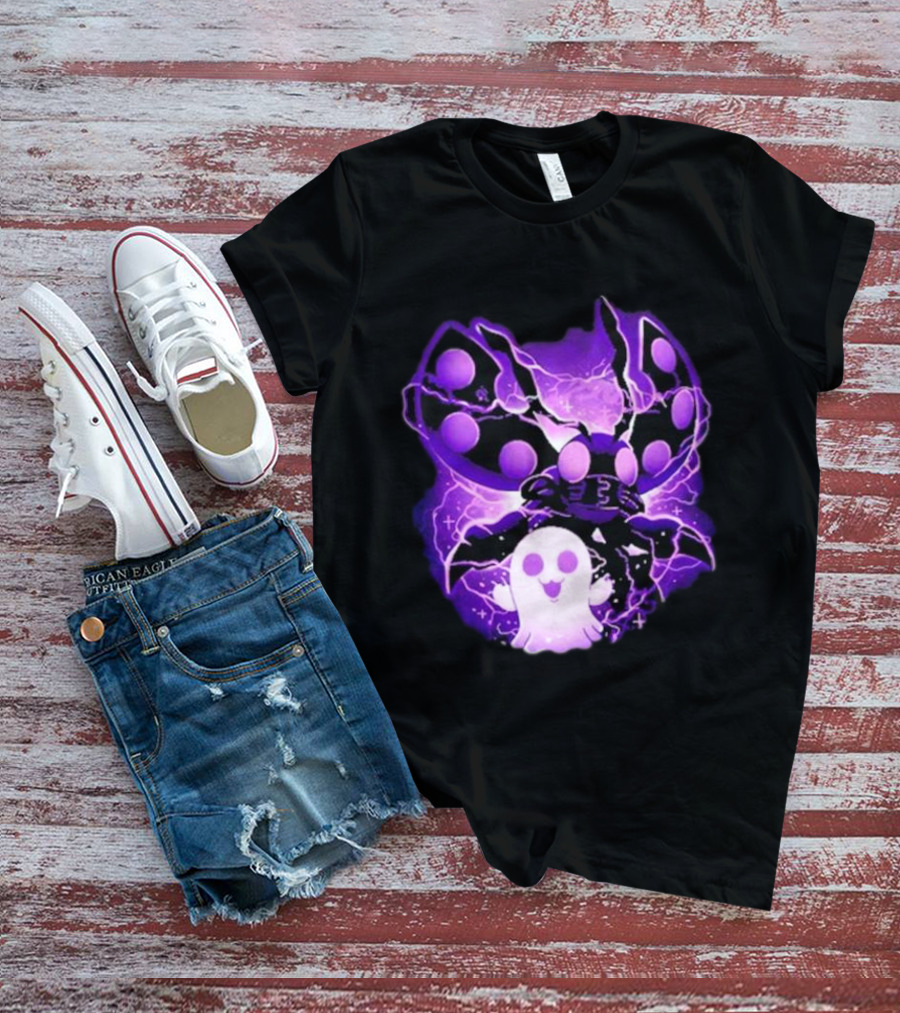 Digi Intelligence Vanilla Moth And Ghost Lightning Purple Aesthetic T-Shirt
