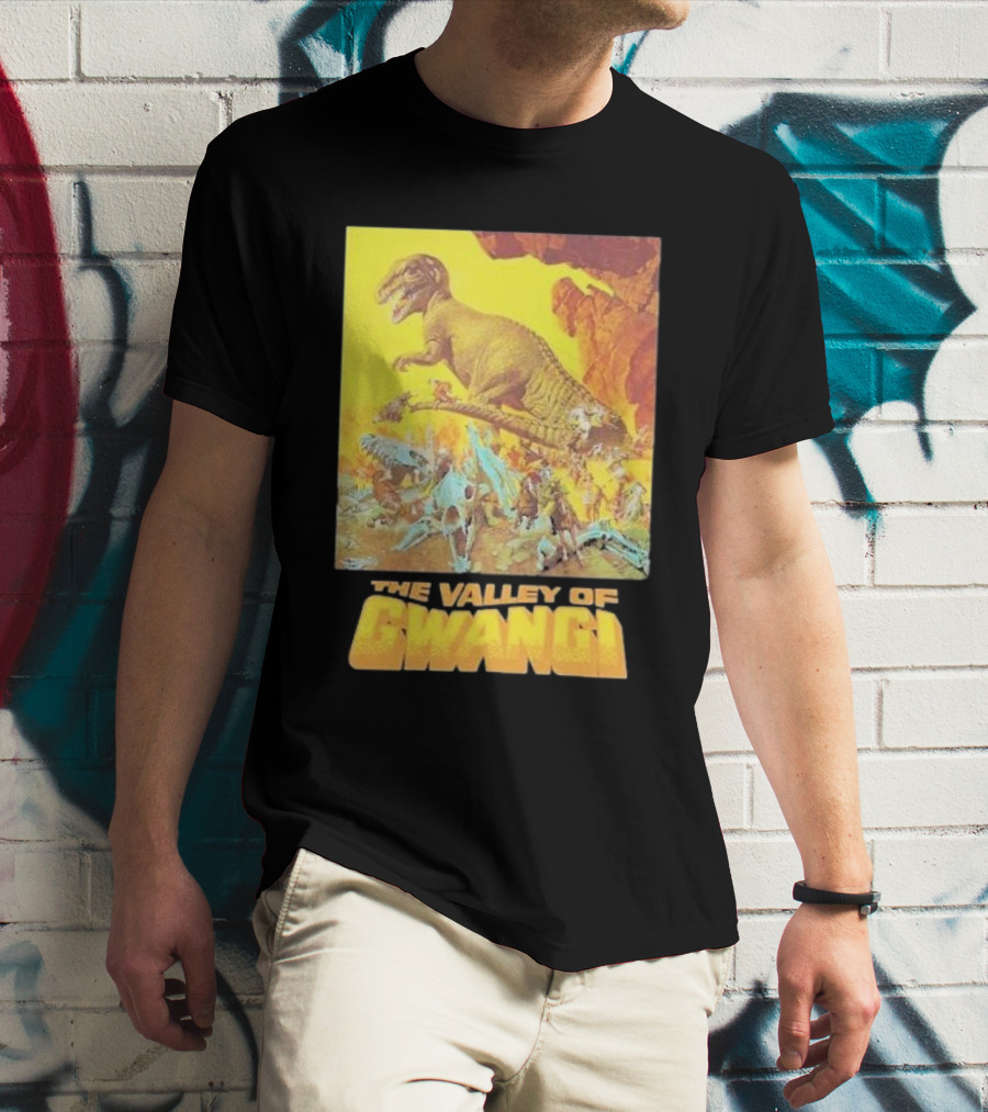 The Valley Of Gwangi Dinosaur Adventure Scene T-Shirt