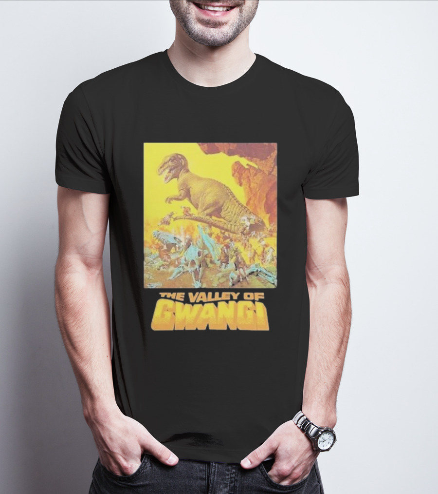 The Valley Of Gwangi Dinosaur Adventure Scene T-Shirt