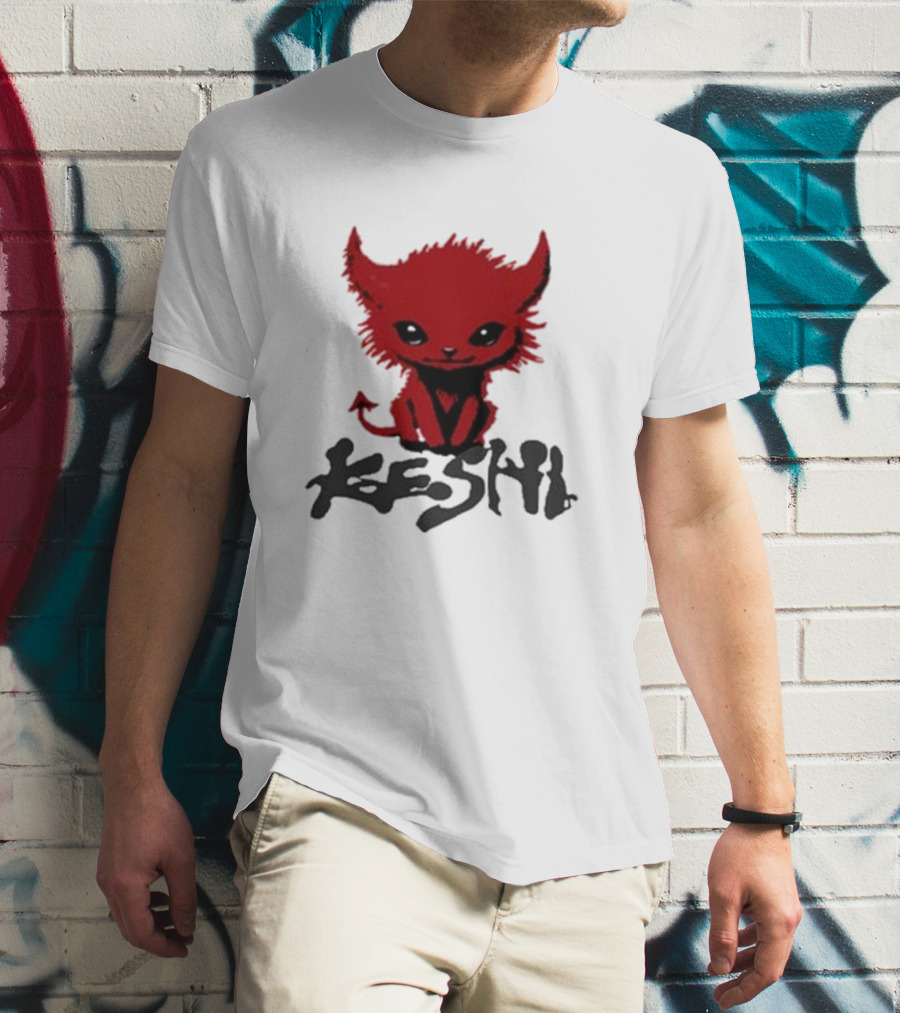 Keshi Red Devil Monster Character T-Shirt