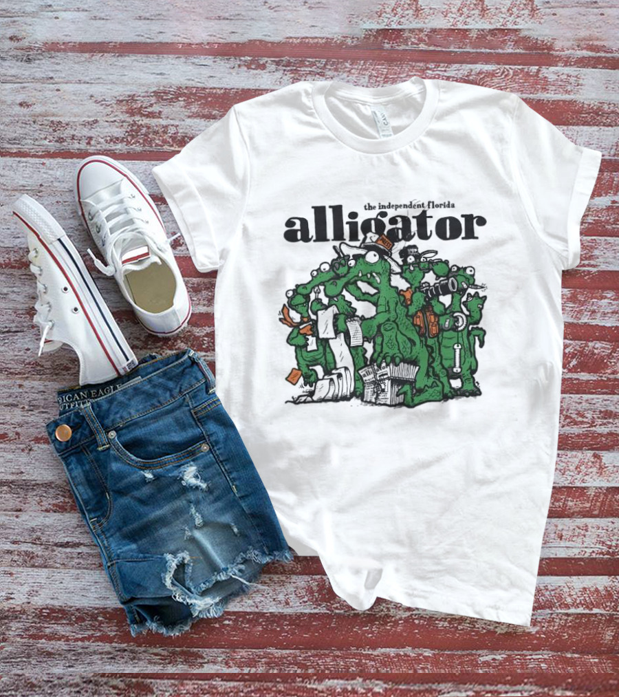 The Independent Florida Alligator Journalism Team Cartoon T-Shirt