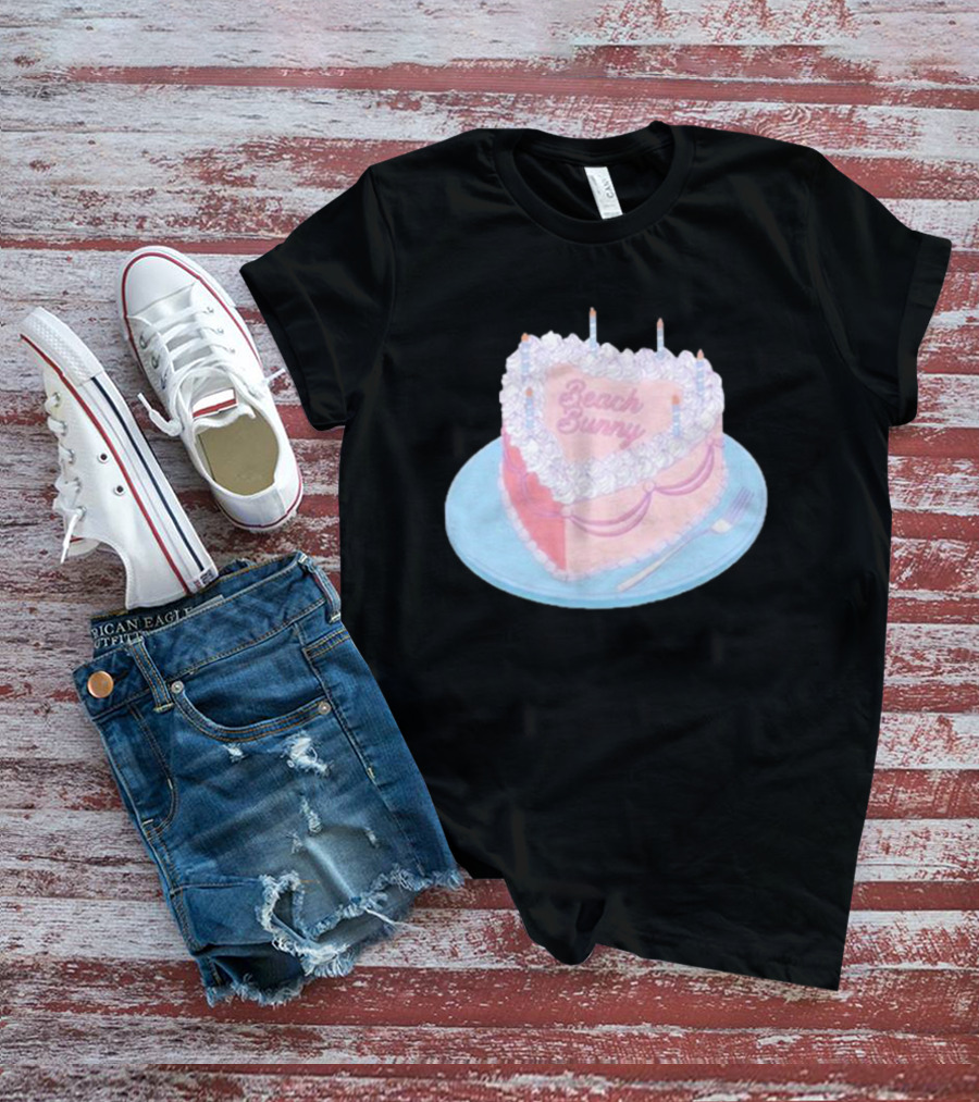 Beach Bunny Heart-Shaped Cake Clueless T-Shirt