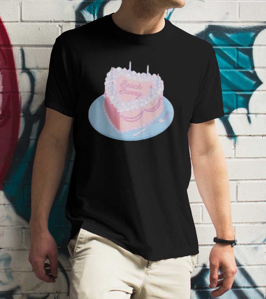 Beach Bunny Heart-Shaped Cake Clueless T-Shirt