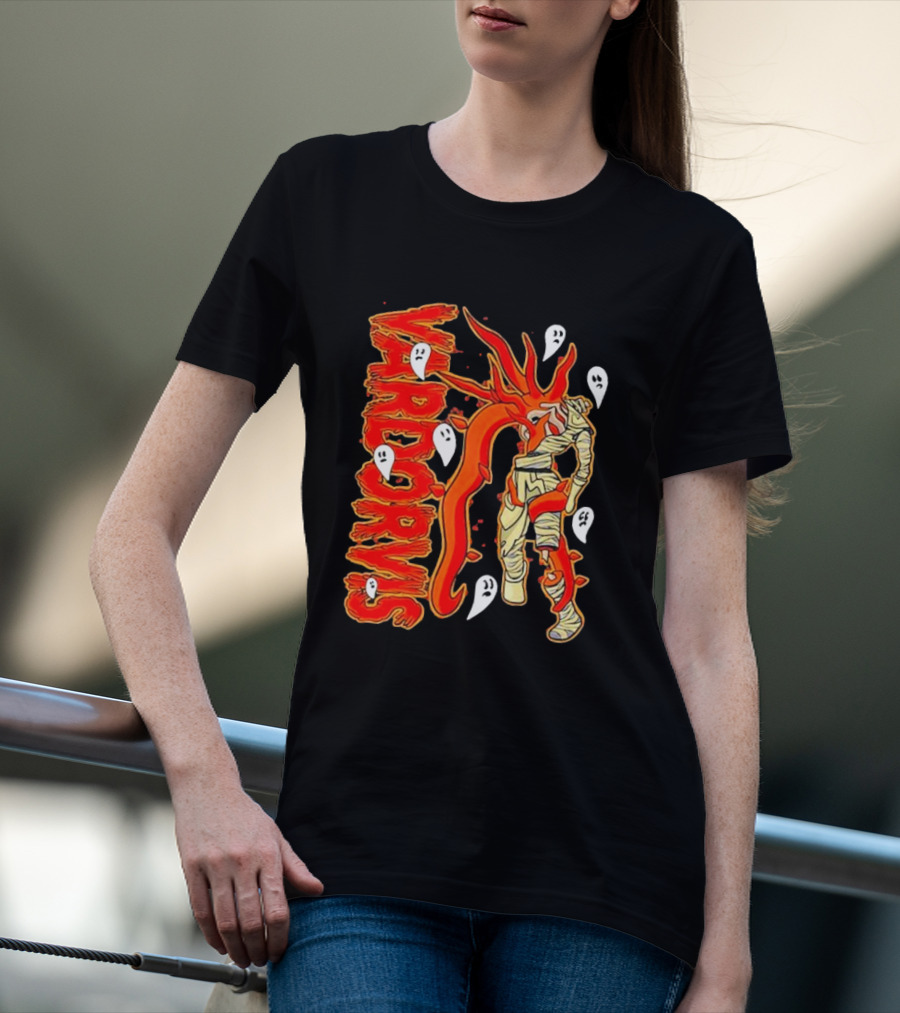 Vardorvis Mummy With Ghosts Foxes T-Shirt