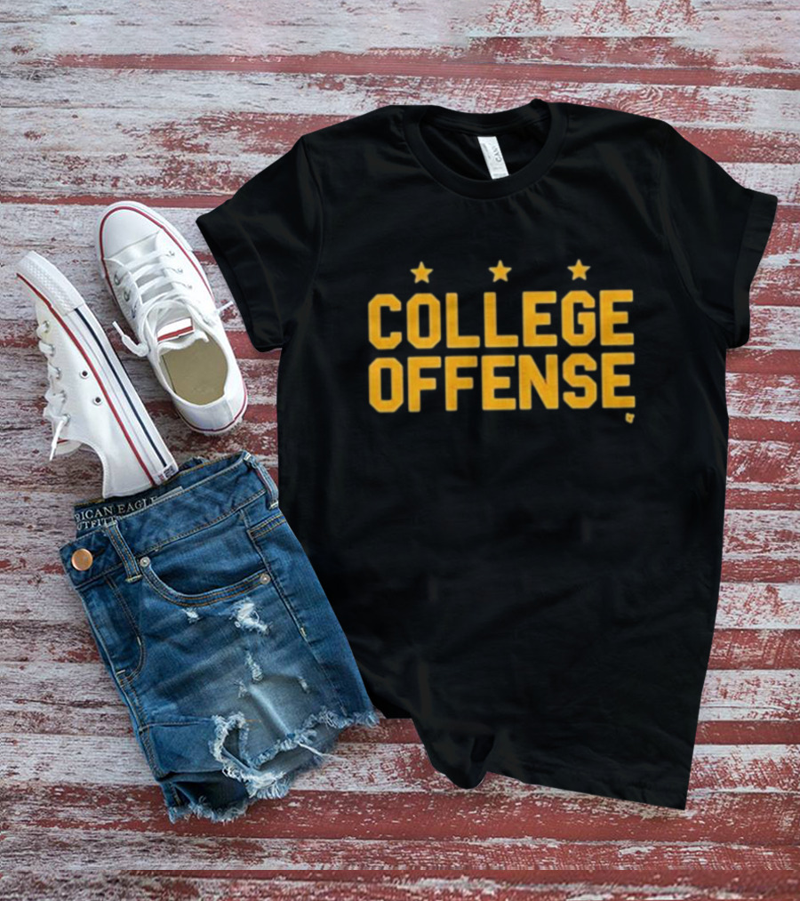 Shane Peacher Star Studded College Offense T-Shirt
