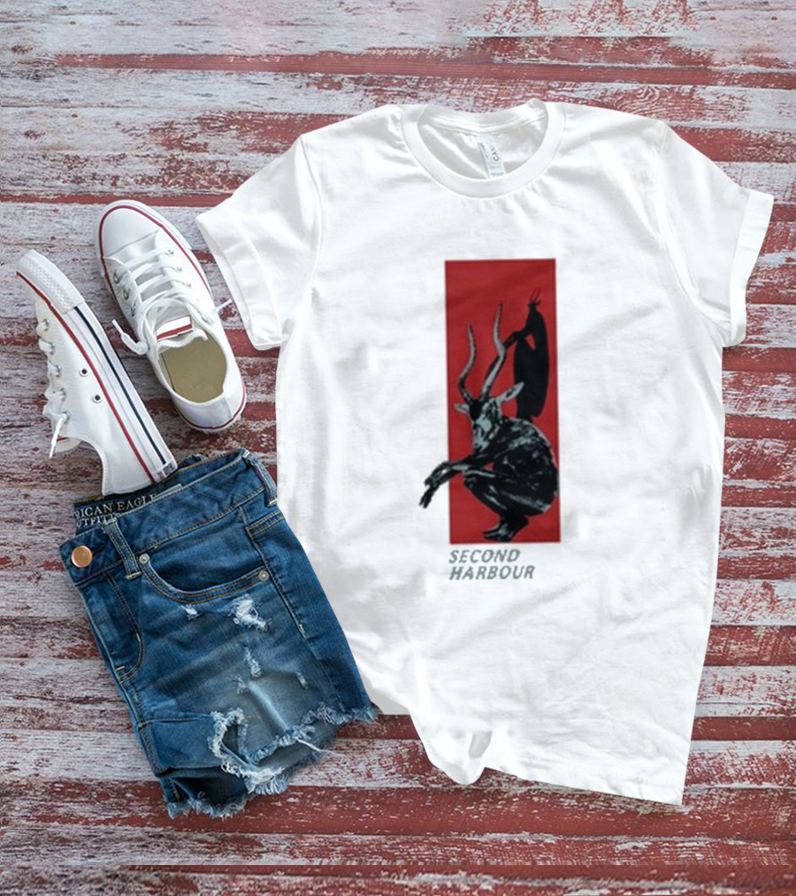 Second Harbour Gazelle And Bird T-Shirt