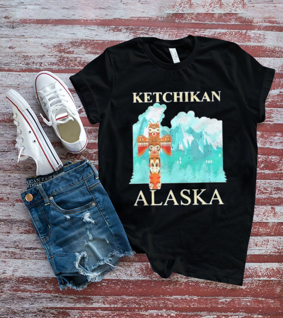 Ketchikan Alaska Native American Indian Totem T-Shirt