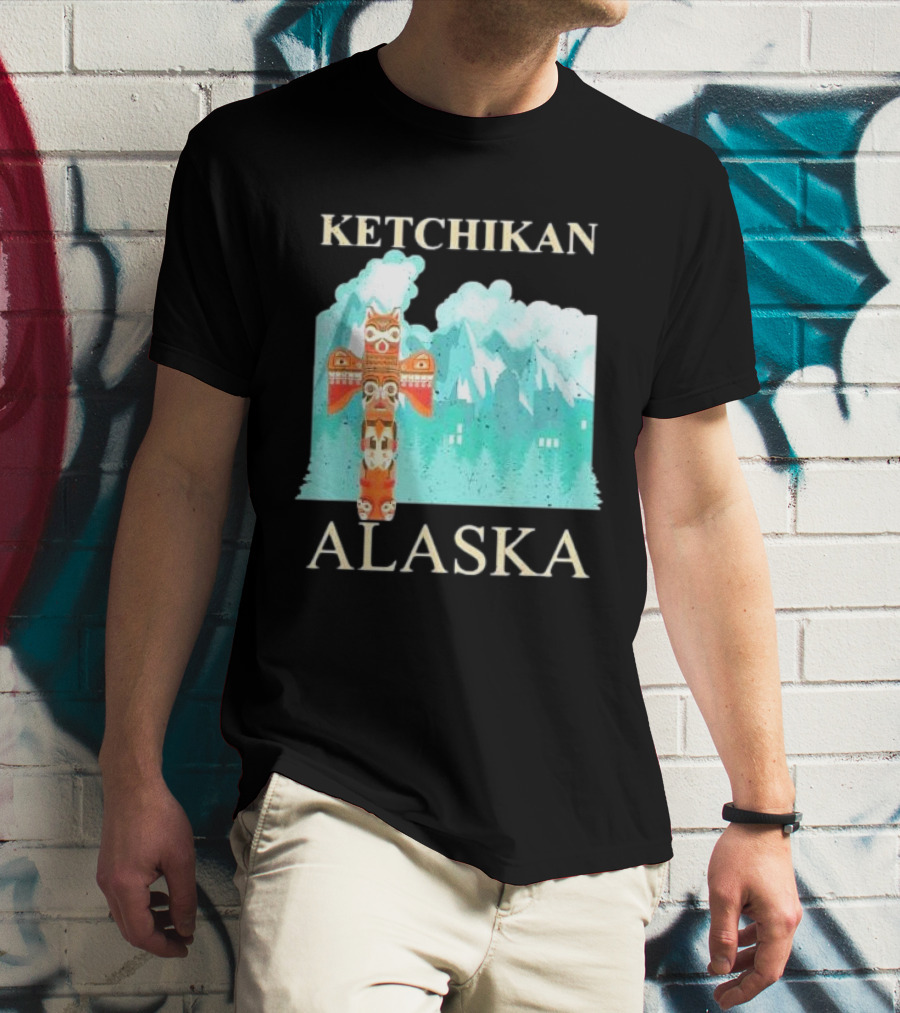 Ketchikan Alaska Native American Indian Totem T-Shirt