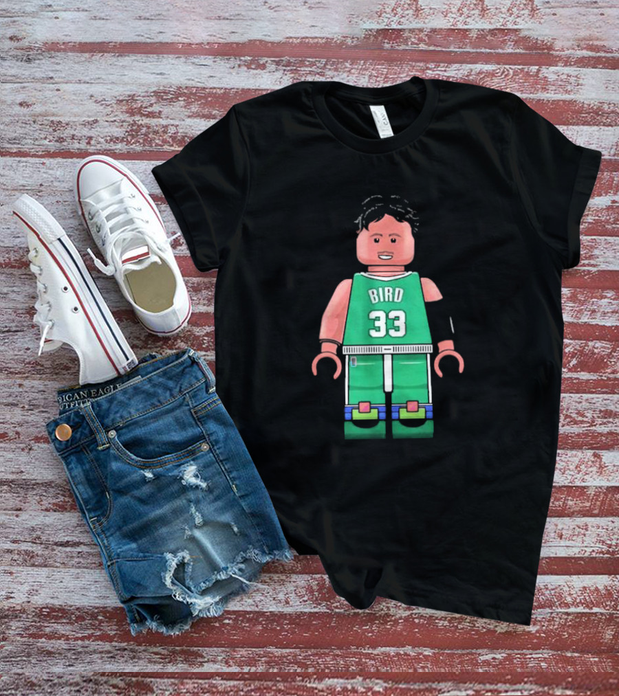 Larry Bird Lego Christmas 33 Basketball Player T-Shirt
