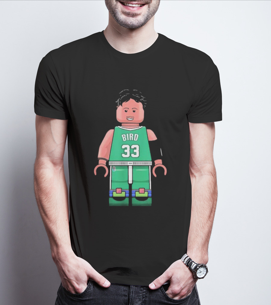 Larry Bird Lego Christmas 33 Basketball Player T-Shirt