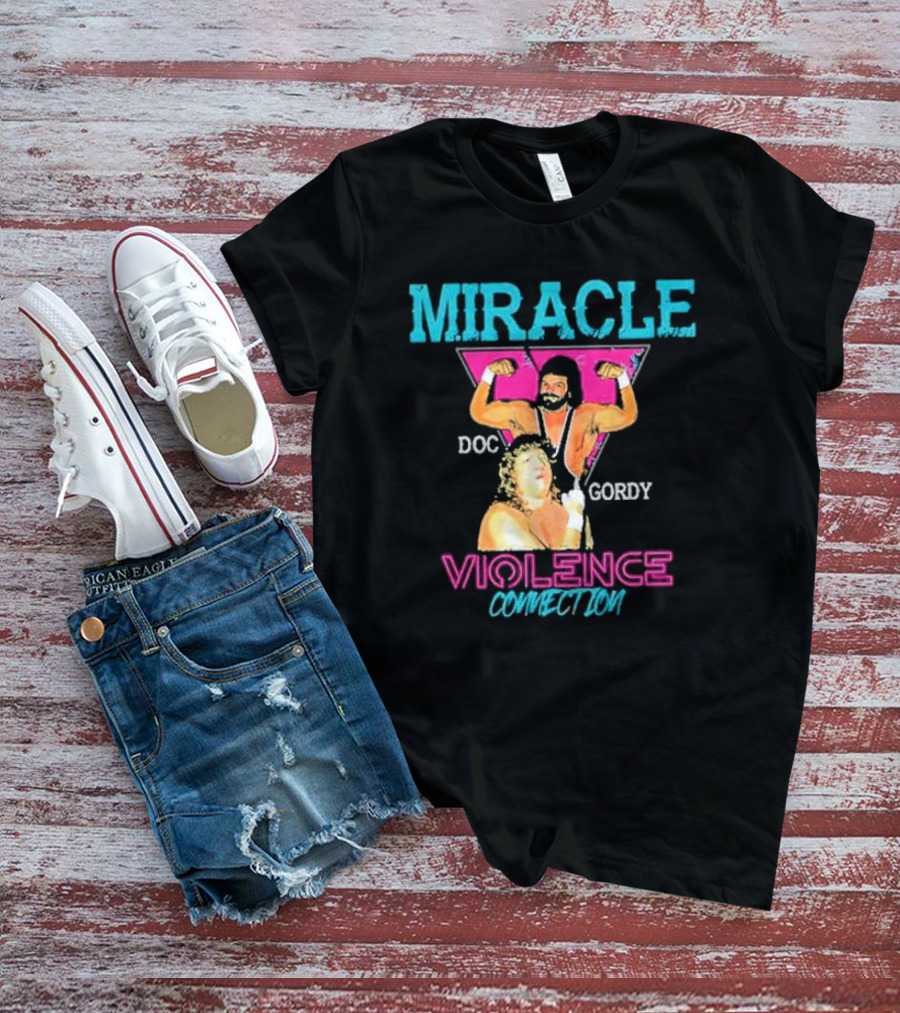 Miracle Violence Connection Doc Gordy Wrestling Icons T-Shirt