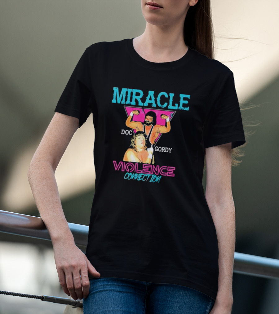 Miracle Violence Connection Doc Gordy Wrestling Icons T-Shirt