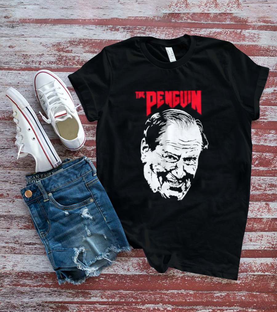 The Penguin Colin Farrell Boss Villainous Grin T-Shirt