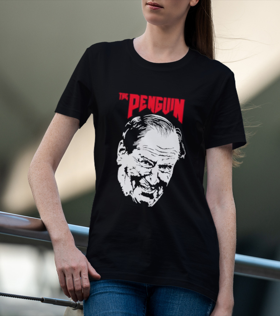 The Penguin Colin Farrell Boss Villainous Grin T-Shirt