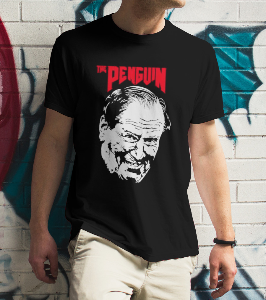 The Penguin Colin Farrell Boss Villainous Grin T-Shirt