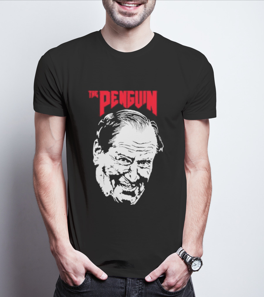 The Penguin Colin Farrell Boss Villainous Grin T-Shirt