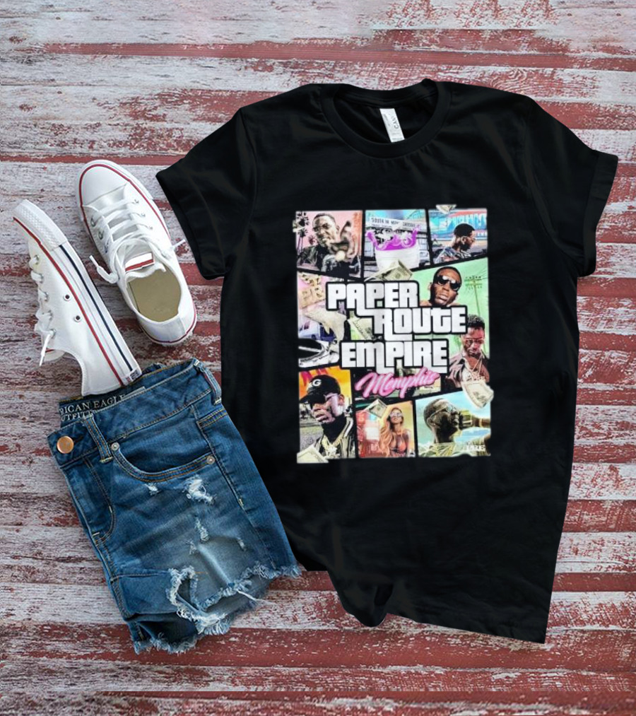 Young Dolph Paper Route Empire Memphis GTA T-Shirt