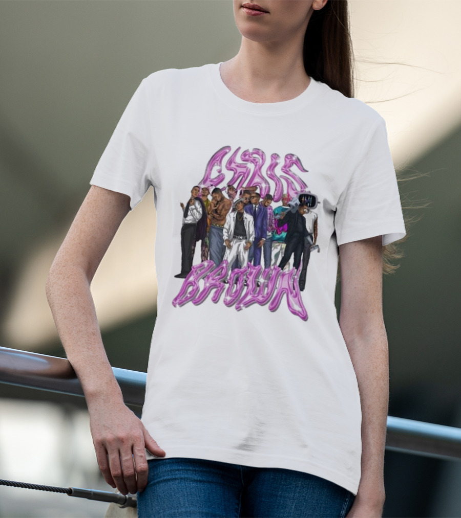 20 Years Of Chris Brown Celebrating Music Journey Icons T-Shirt