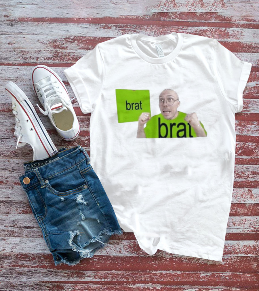 Anthony Fantano Brat Meme Green Brat Brat Reaction T-Shirt