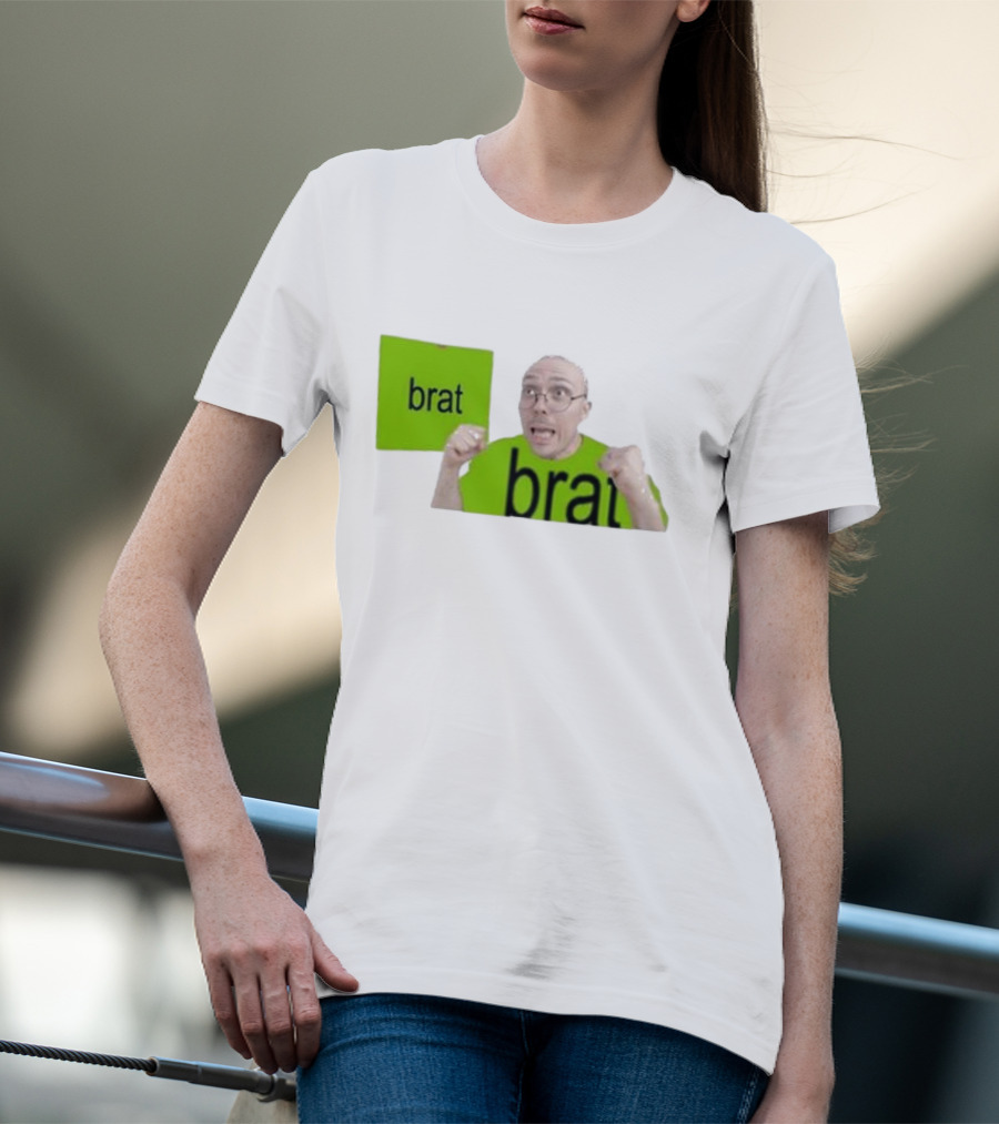 Anthony Fantano Brat Meme Green Brat Brat Reaction T-Shirt