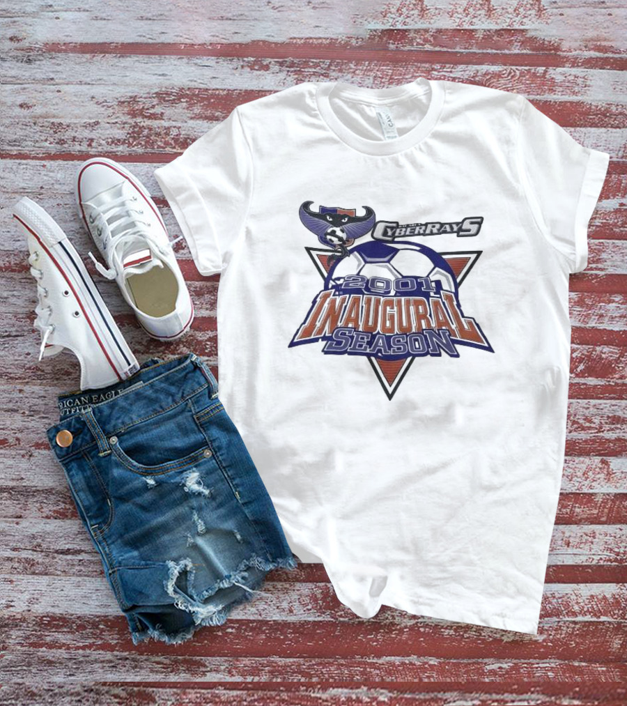 Bay Area CyberRays WUSA Soccer 2001 Inaugural Season T-Shirt