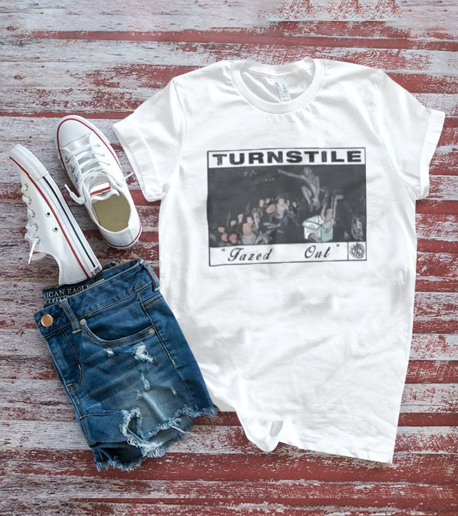 TURNSTILE Fazed Out American Hardcore Punk Band Live Performance Scene T-Shirt