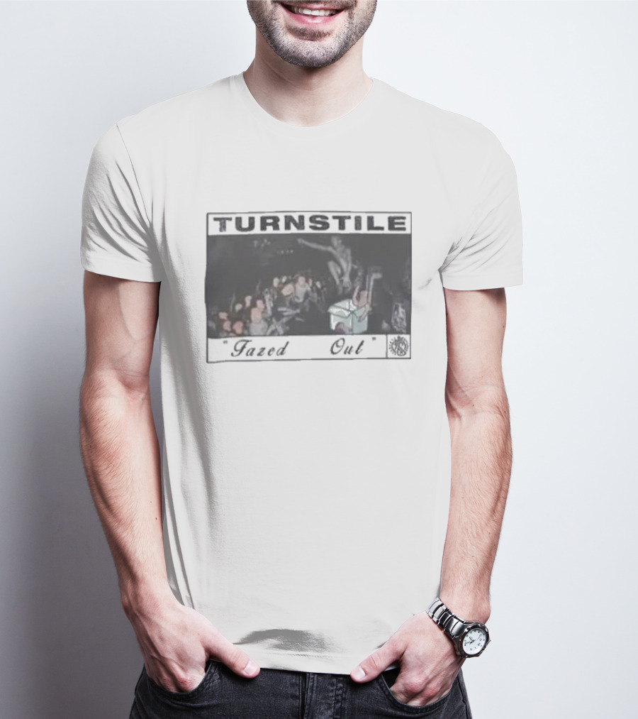 TURNSTILE Fazed Out American Hardcore Punk Band Live Performance Scene T-Shirt