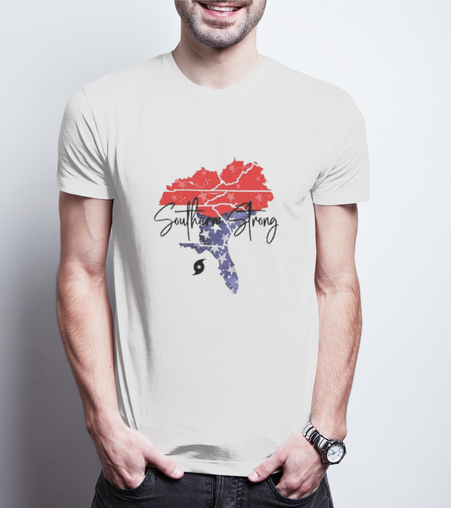 Southern Strong Hurricane Helene Disaster Relief T-Shirt