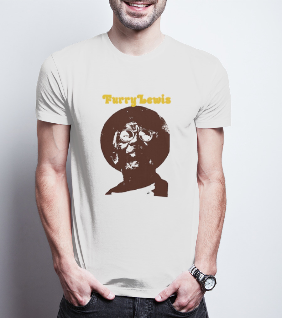 Furry Lewis Blues Old School Retro T-Shirt