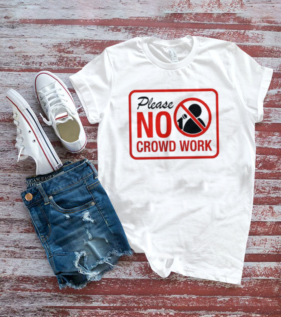 Gianmarco Soresi Please No Crowd Work Retro Mic T-Shirt