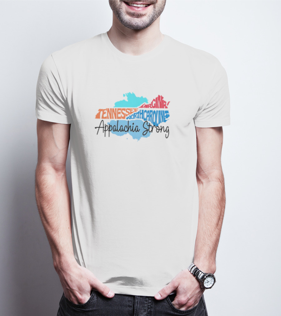Hurricane Helene Appalachia Strong Tennessee Virginia North Carolina T-Shirt