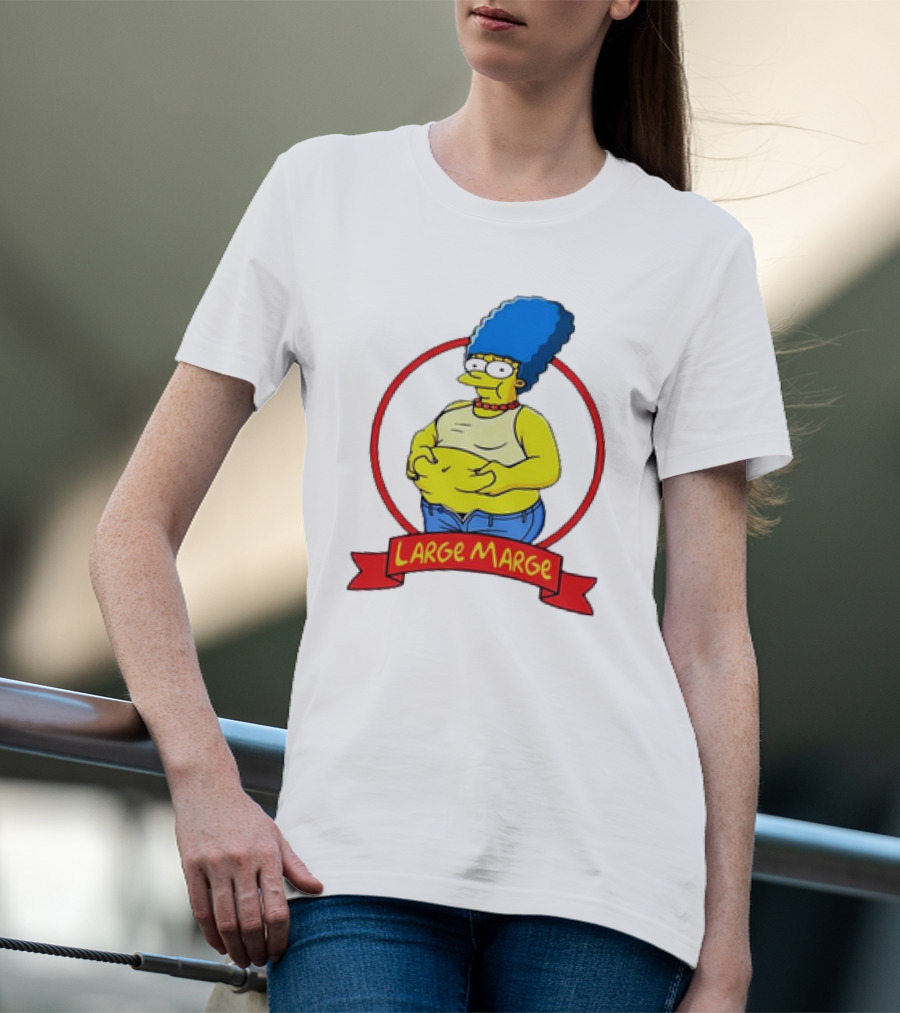 Large Marge Simpsons Cartoon Meme T-Shirt
