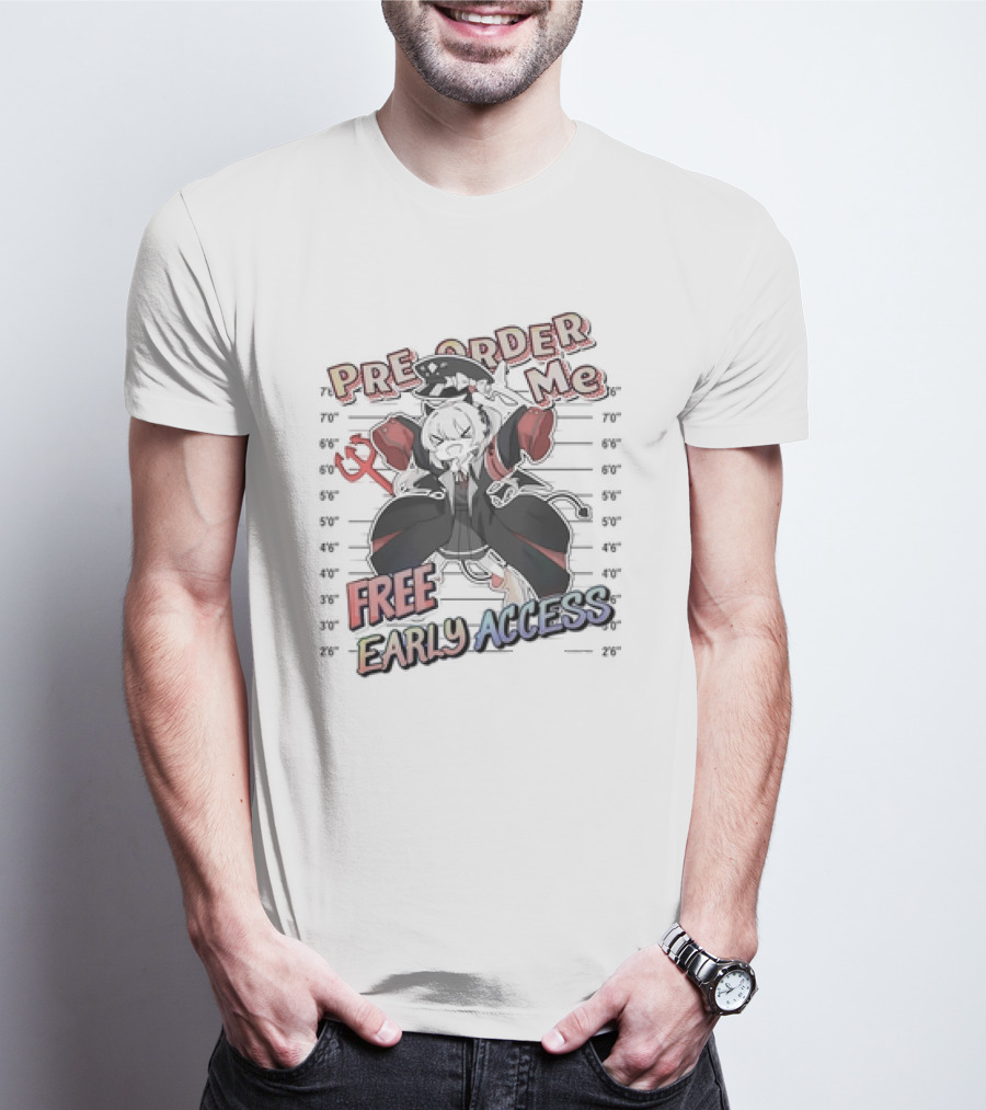 Pre Order Me Free Early Access Anime Character Lineup T-Shirt