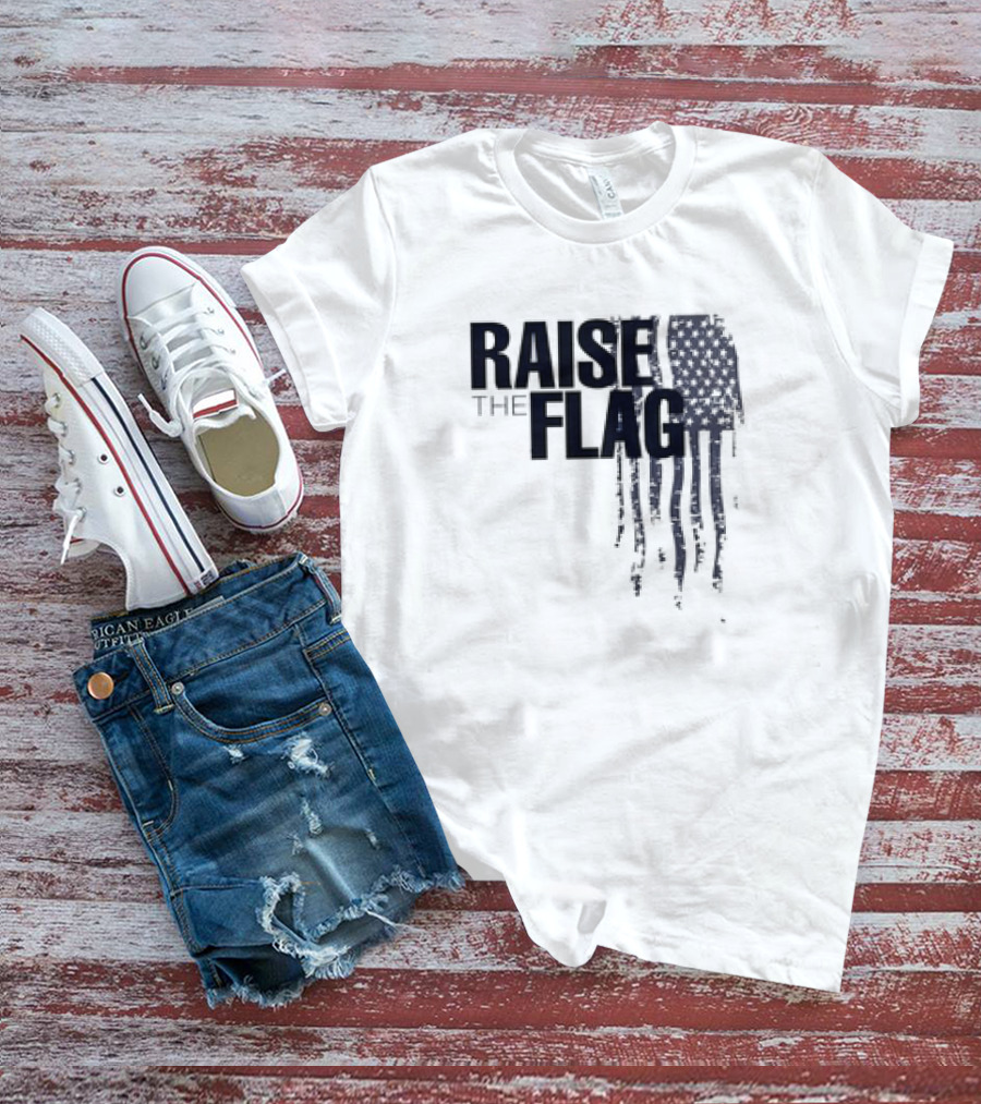 Raise The Flag Supersoft American Flag T-Shirt