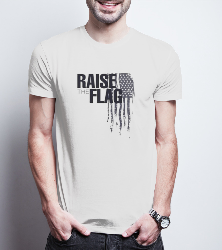 Raise The Flag Supersoft American Flag T-Shirt