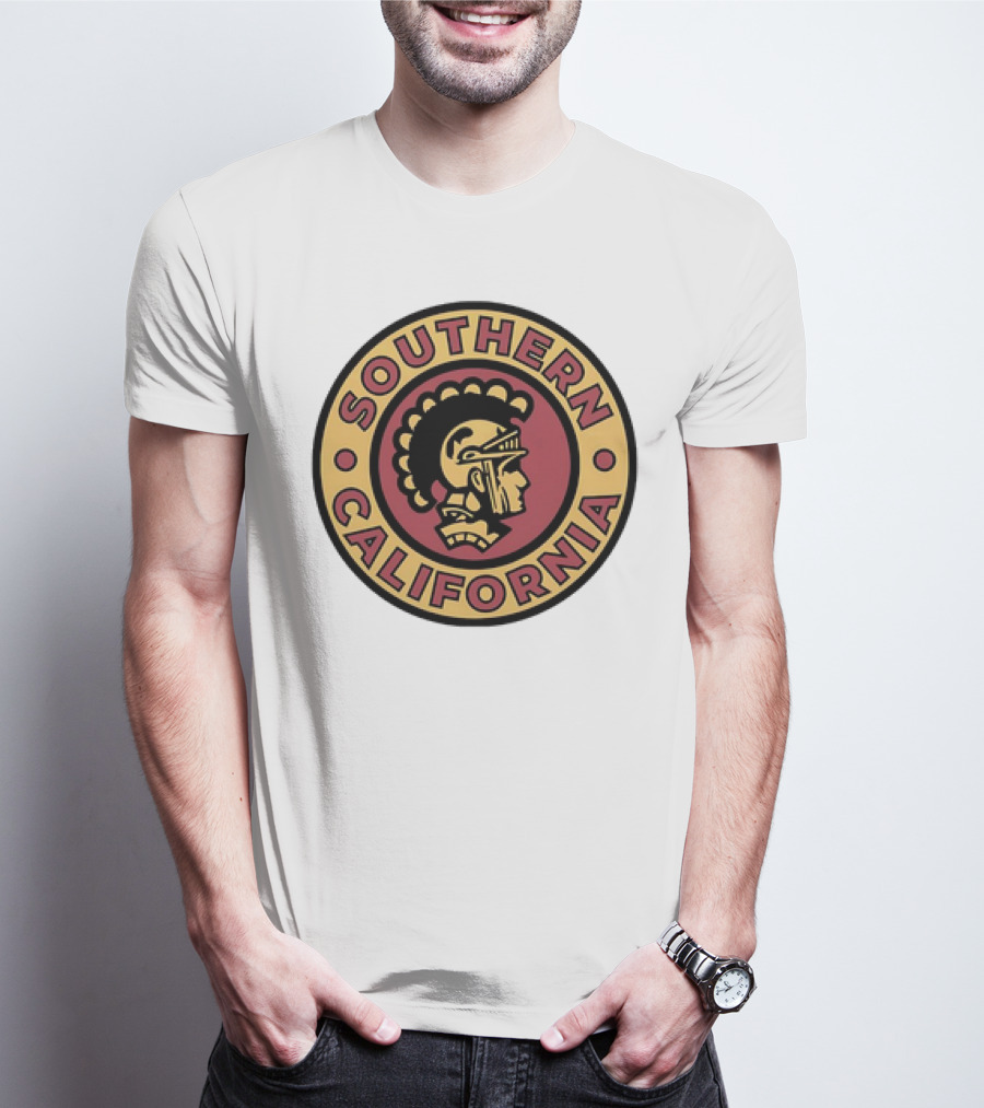 Southern California Trojan Warrior Circle Emblem T-Shirt