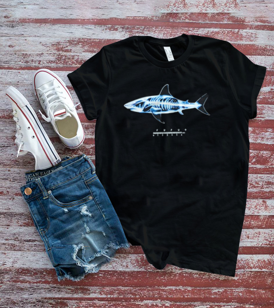 Fufu Loco Shark Retro X-Ray Skeleton T-Shirt