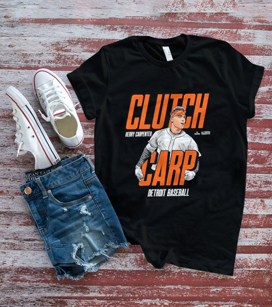 Herry Carpenter Clutch Carp Detroit Baseball T-Shirt