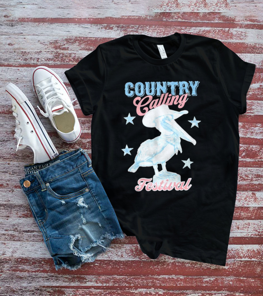 Country Calling Pelican Festival Lineup Stars T-Shirt