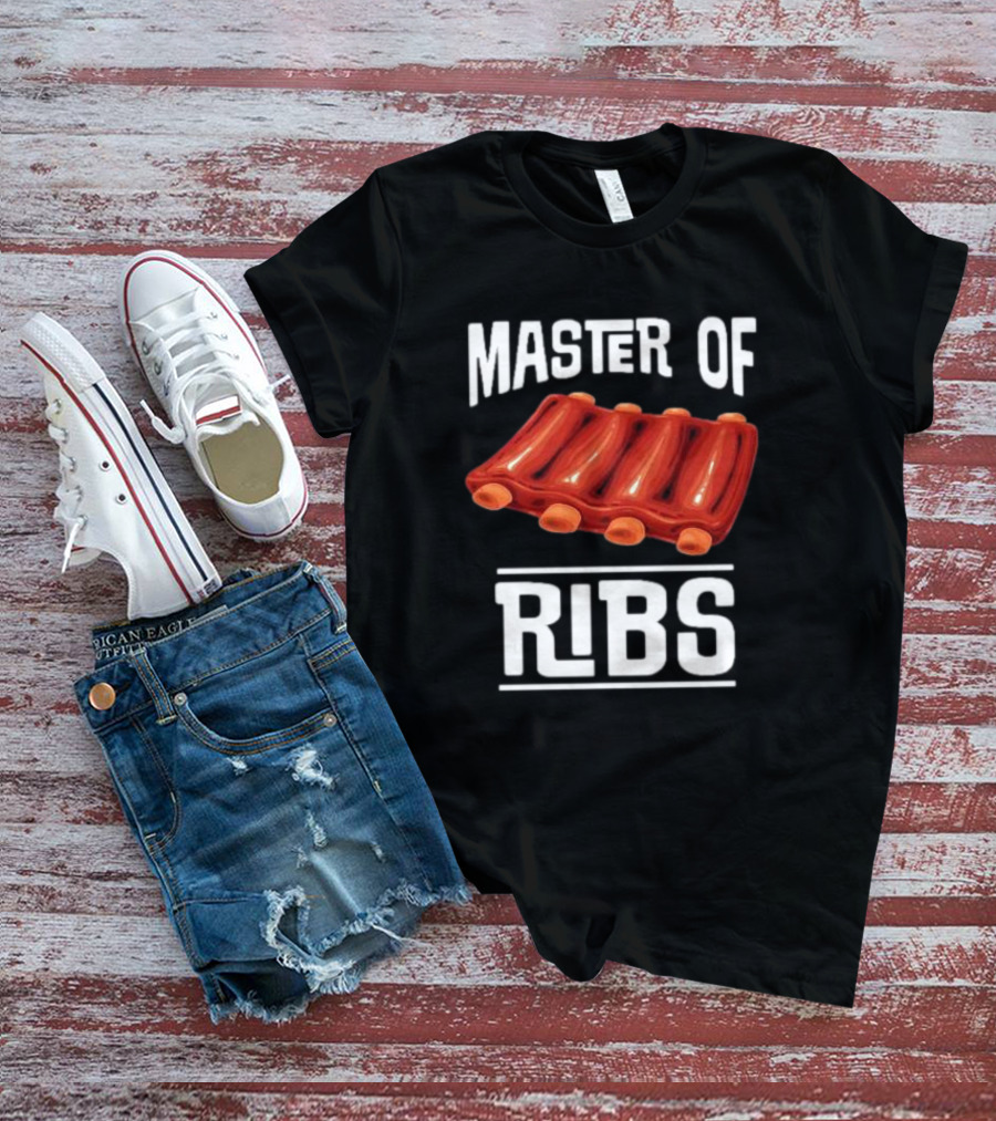 Master Of Ribs Barbecue Inktastic T-Shirt