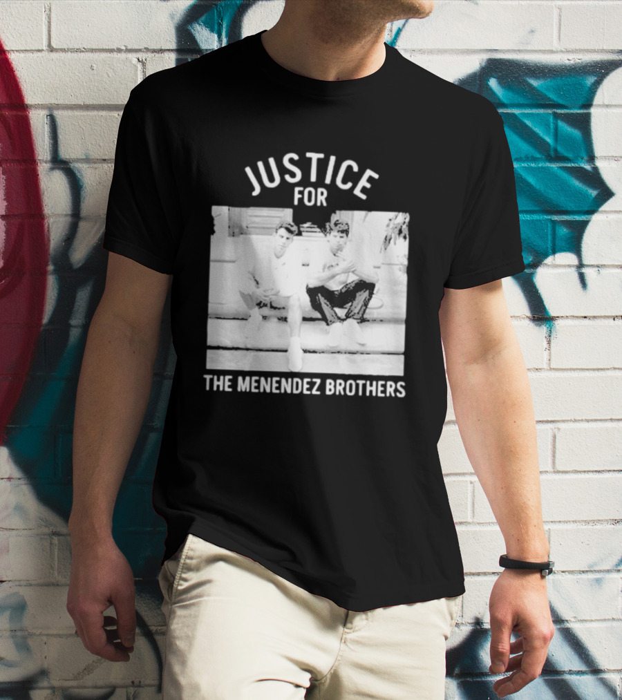 Justice For The Menendez Brothers Vintage Style Court Case Retro Appeal T-Shirt