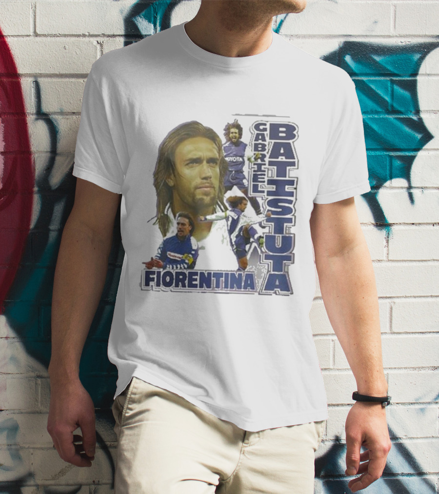 Gabriel Batistuta Fiorentina Football Legend T-Shirt