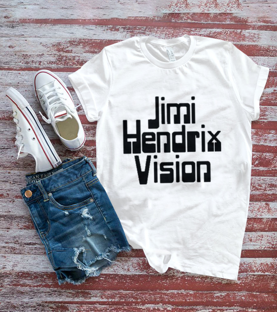 Jimi Hendrix Vision Ringer Retro Psychedelic T-Shirt