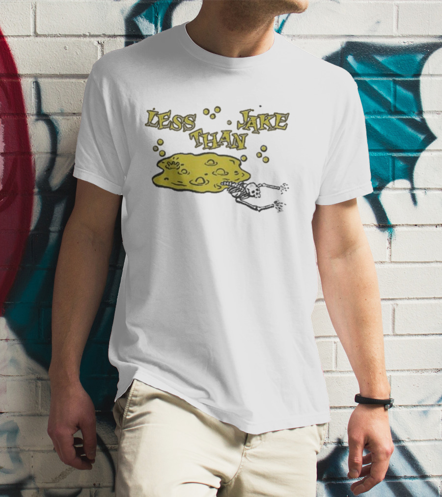 Less Than Jake Skeleton In Acid Ooze T-Shirt